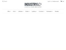 Tablet Screenshot of industryandco.com
